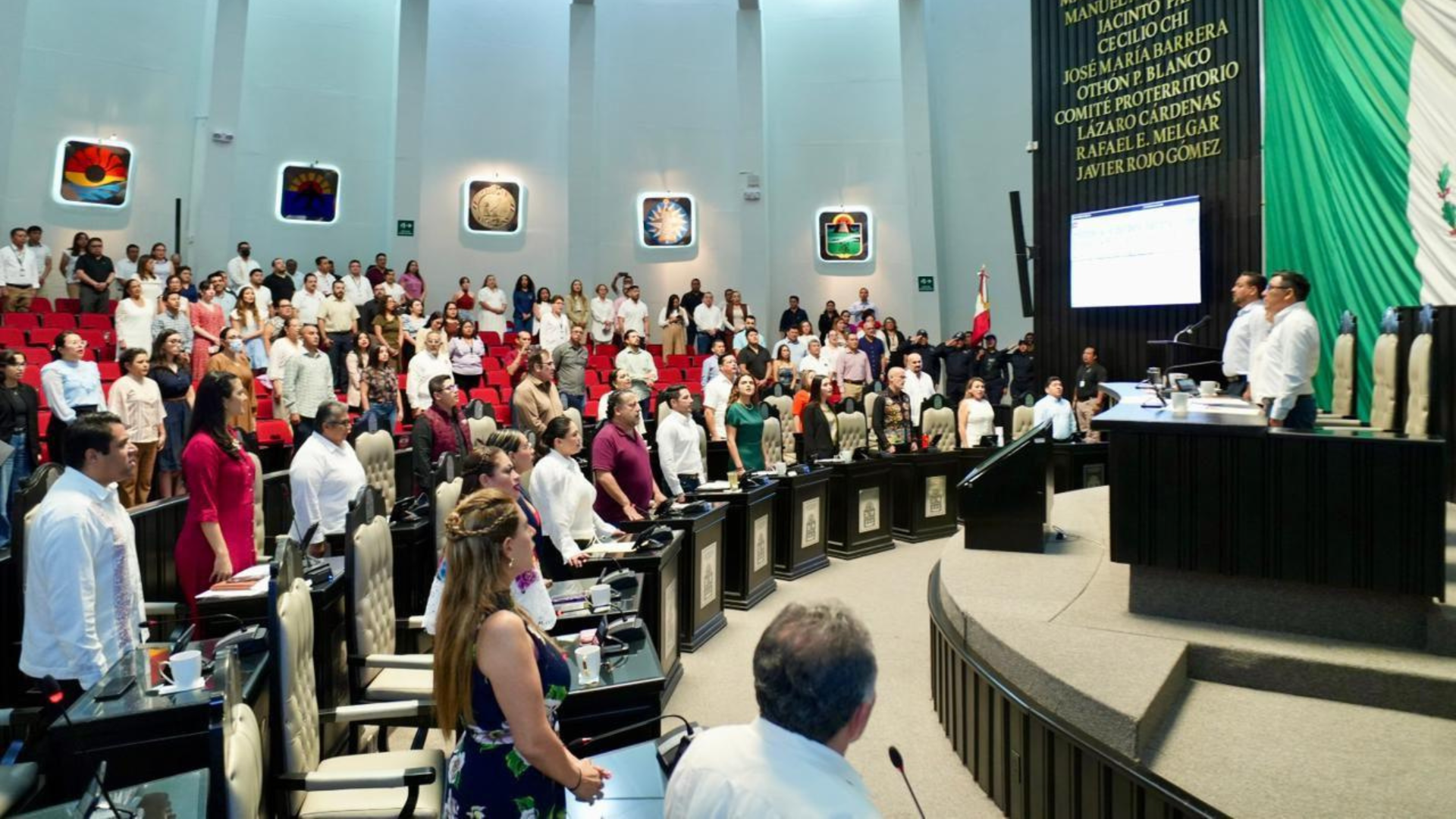 Pleno del Congreso de Quintana Roo durante una sesión legislativa