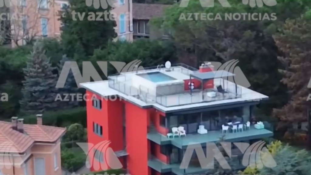 Residencia de varios niveles ubicada en una zona residencial de Lugano, Suiza