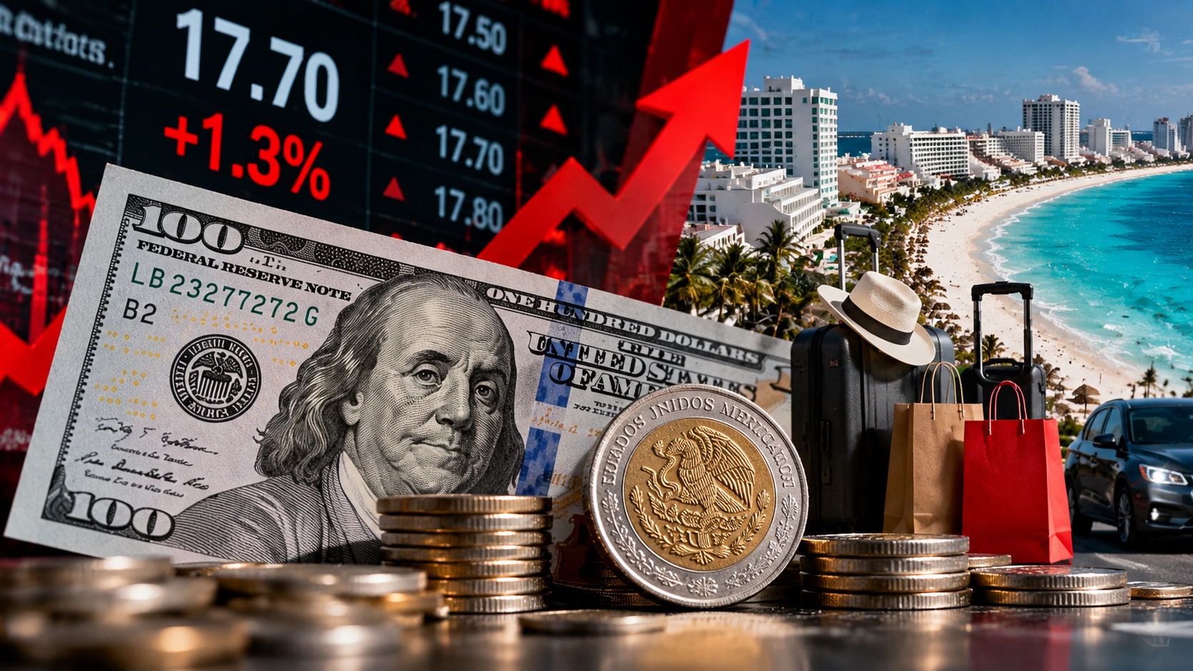 El peso mexicano registró una jornada de depreciación frente al dólar en medio de factores internacionales.