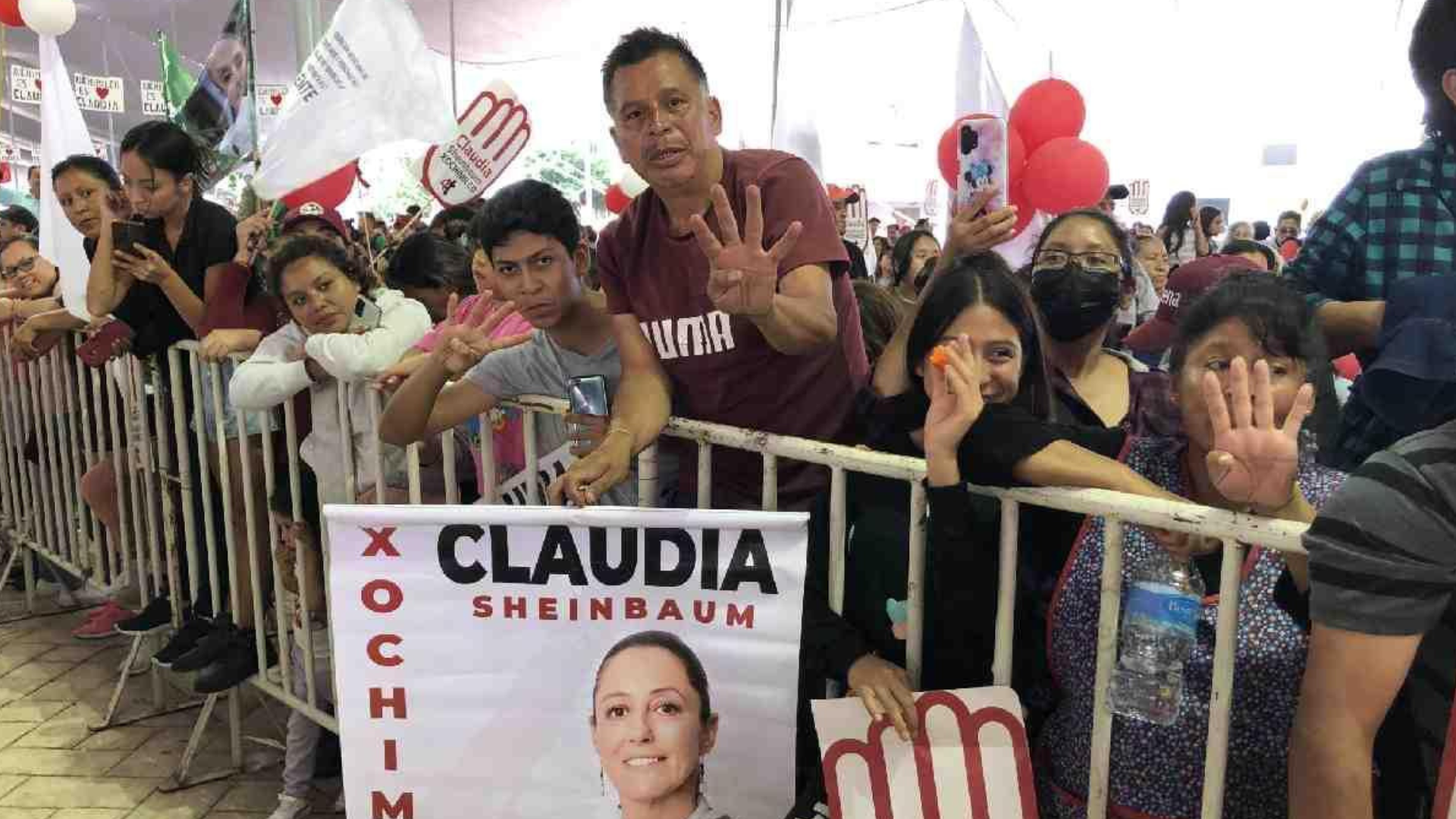 La presencia de menores en eventos políticos también forma parte de las reglas de protección de su imagen.