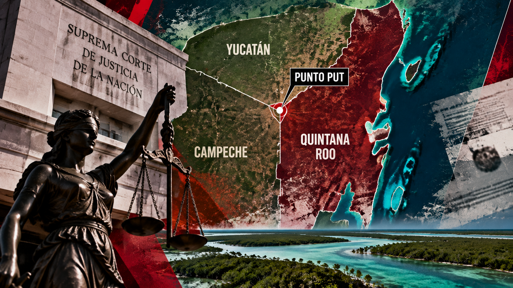 La Suprema Corte de Justicia de la Nación revisará un expediente sobre los límites territoriales entre Quintana Roo, Campeche y Yucatán.