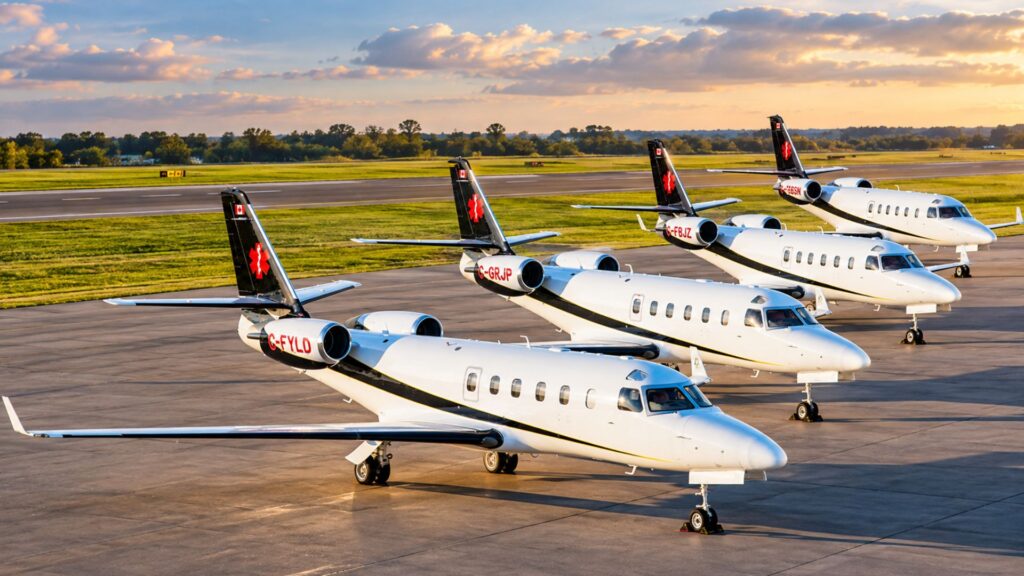 Aeronaves utilizadas para operaciones de transporte y traslado médico