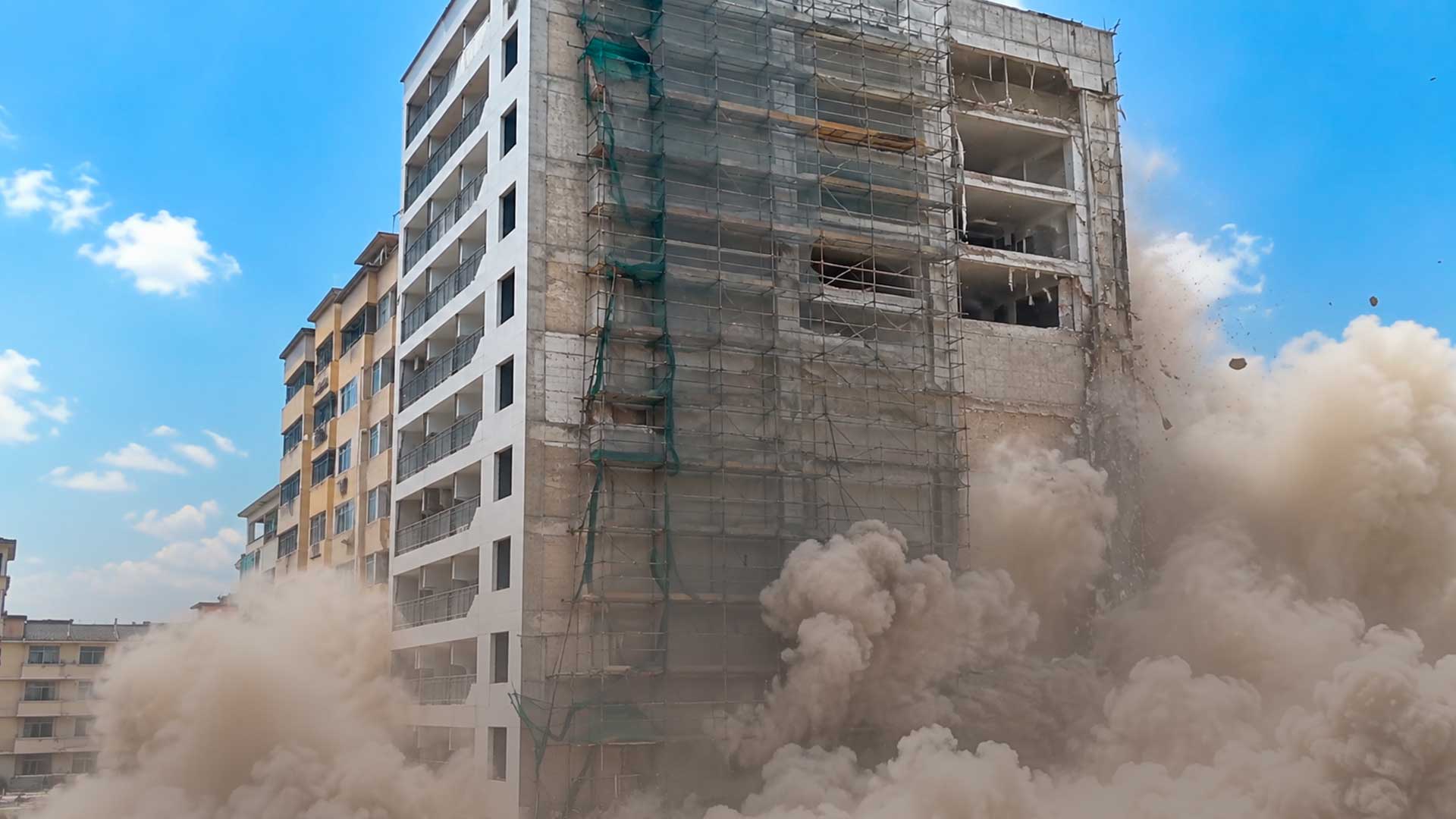 El desplome de una construcción de varios pisos en el barrio de Eastleigh, Nairobi, movilizó a equipos de rescate ante el temor de personas atrapadas.
