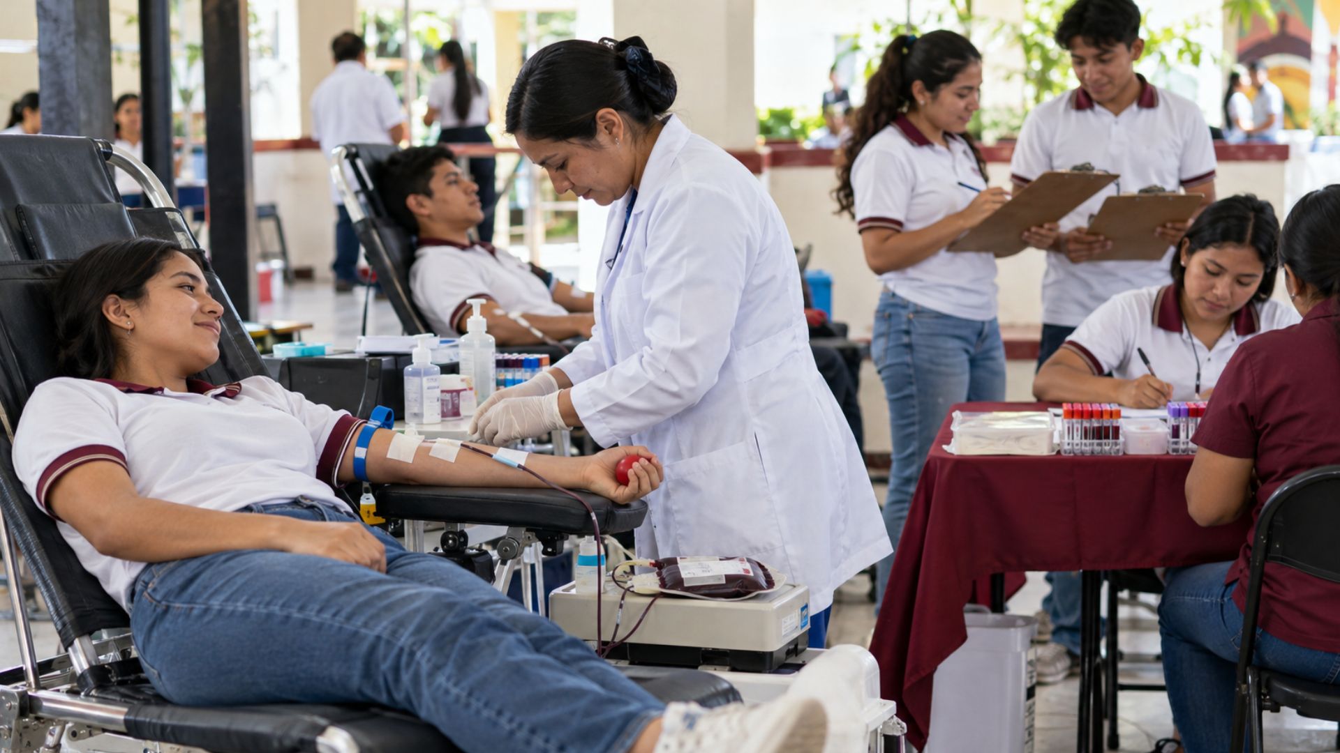 El CBTIS 253 de Chetumal convoca a una jornada de donación voluntaria de sangre el 25 de noviembre, con la meta de reunir a más de 100 participantes.