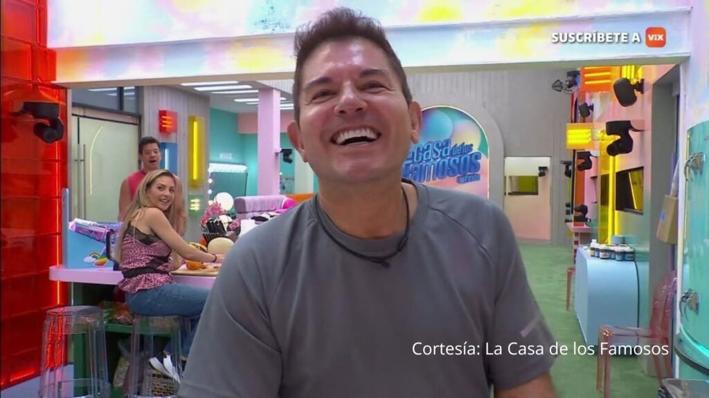Ernesto Laguardia durante su participación en La Casa de los Famosos México