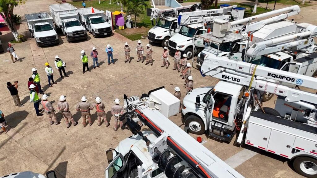 Trabajos de CFE relacionados con infraestructura para el suministro eléctrico de Cozumel