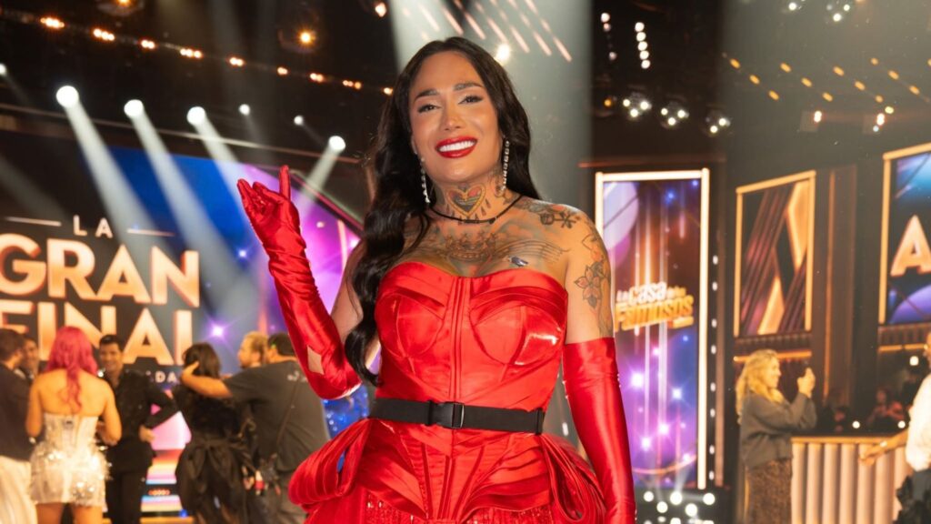 Karina Torres durante la final de La Casa de los Famosos México 2026