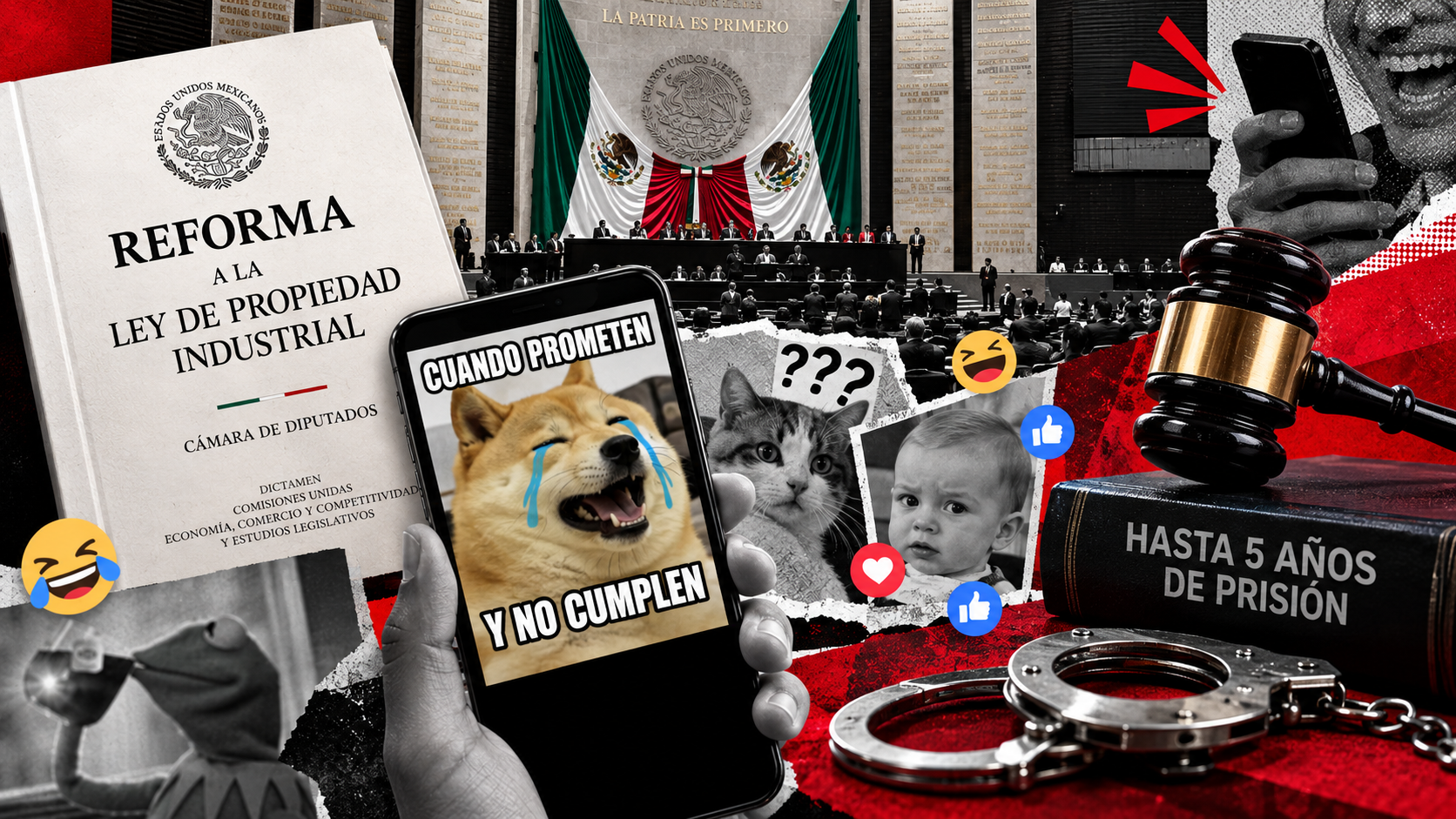 La llamada Ley Antimemes ha generado debate por las penas previstas para determinados usos de identidad institucional con fines de engaño; el texto no menciona expresamente los memes.