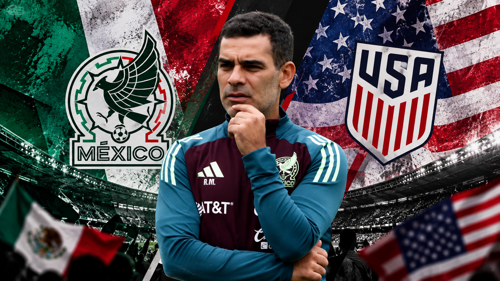 Rafael Márquez enfrenta por primera vez a Estados Unidos como director técnico de la Selección Mexicana.